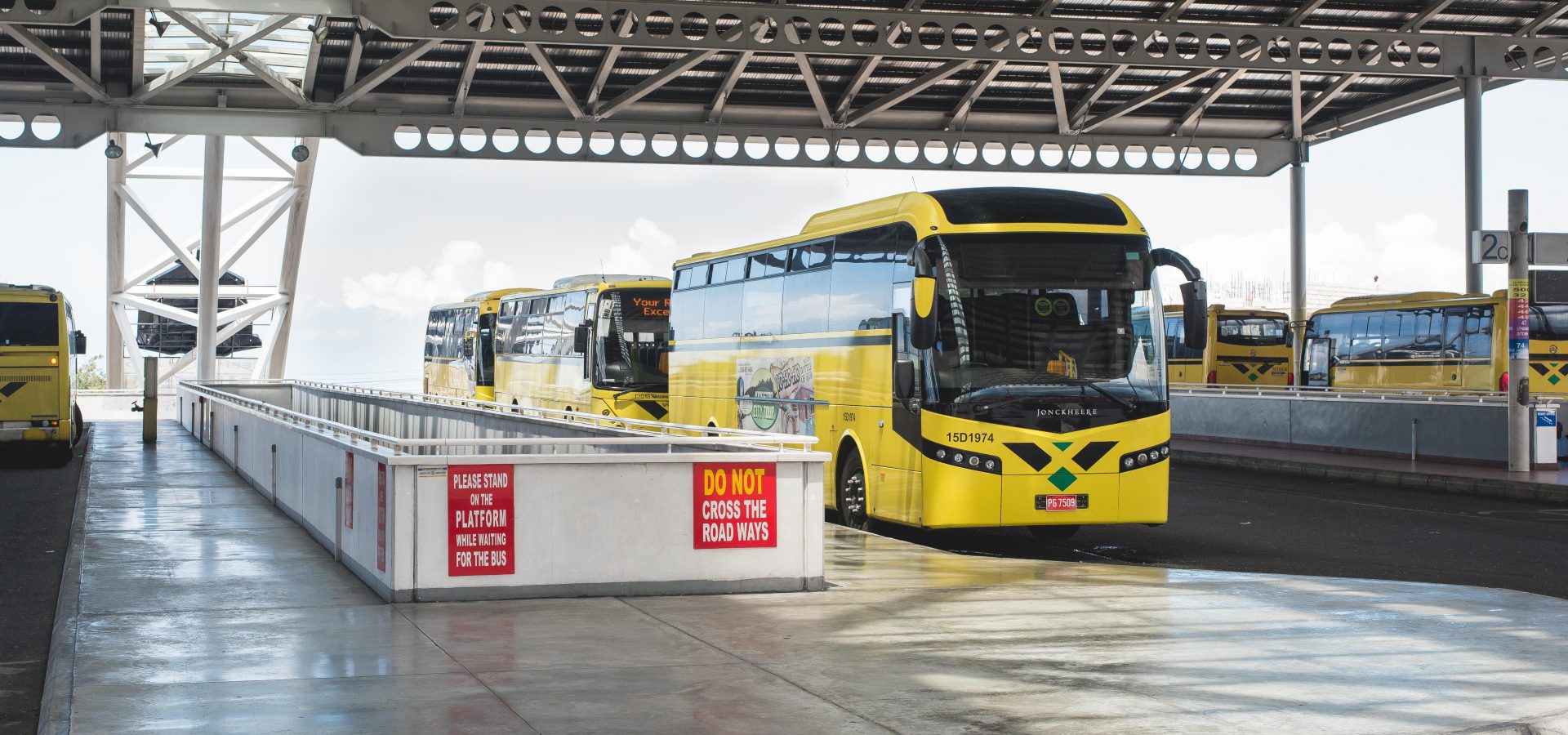 JUTC Rockfort Depot Buses